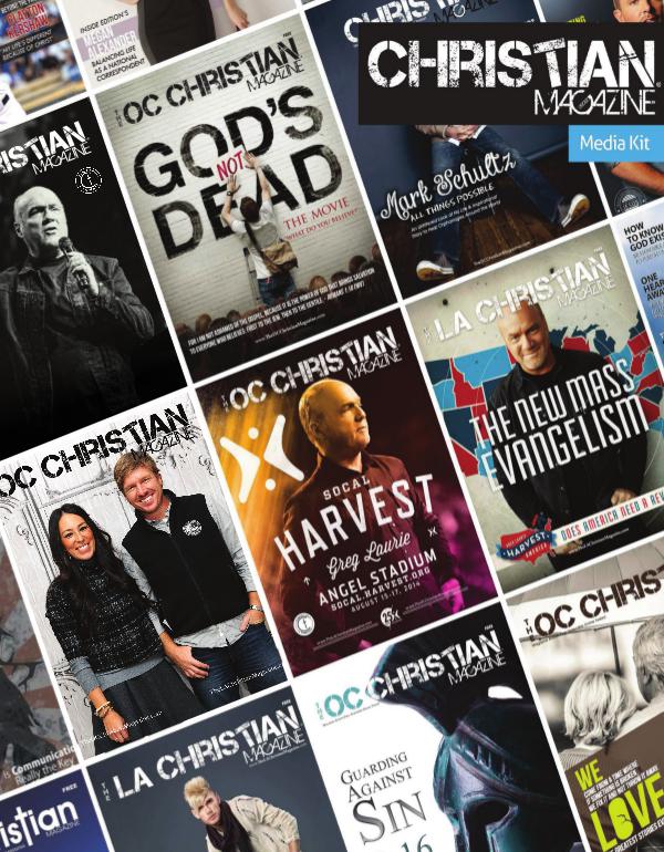 OC Christian Magazine- Summer 2015 MEDIA KIT2017