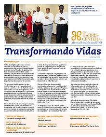 Transforming Lives - The Newsletter of The Harris Center