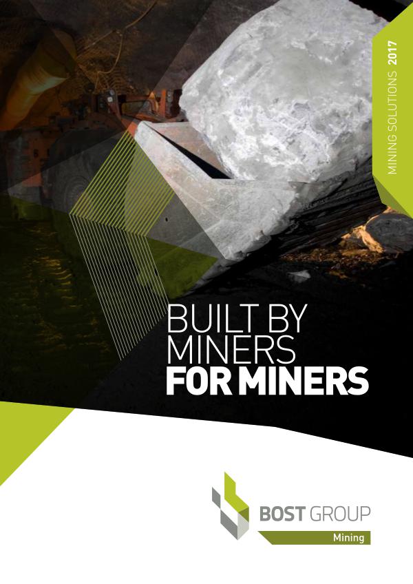 Bost Group MINING Brochure 2017 Bost Group Mining Brochure