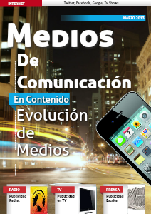 Medios De Comunicación. Marzo 2013