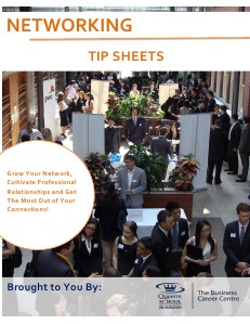 The Business Career Centre - Tip Sheets Networking - Volume 2