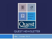 MBA Quest Newsletter