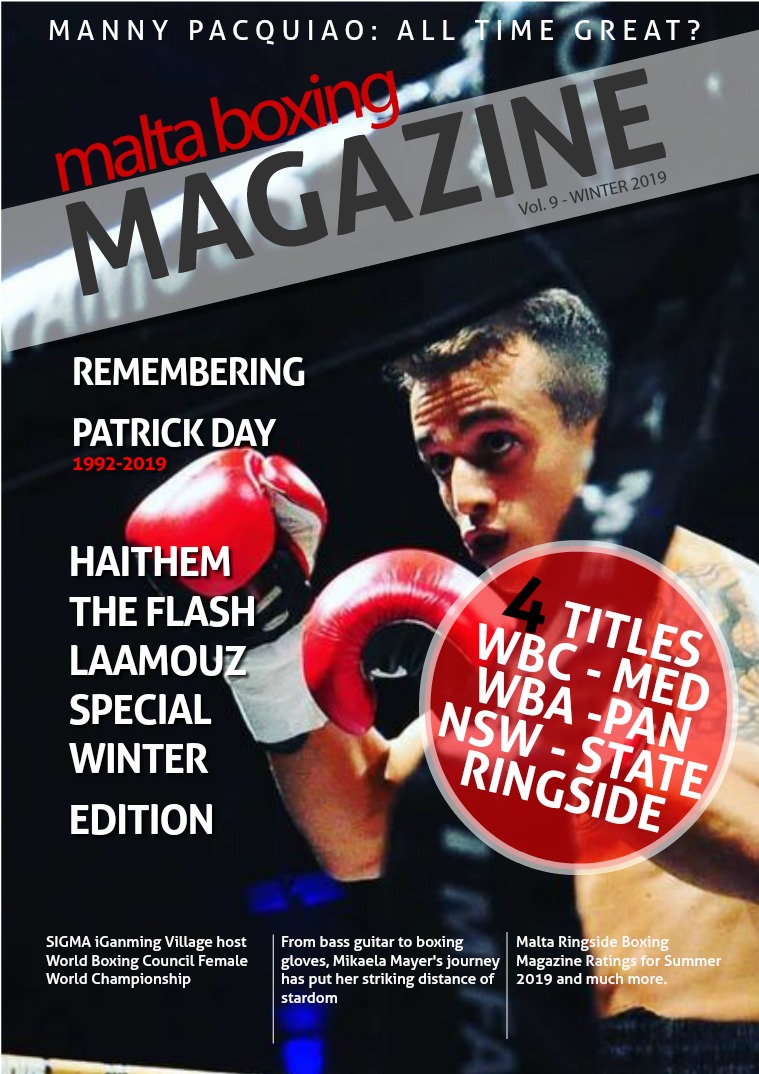 Malta's Boxing Magazine Issue 9 Special Edition Haithem Laamouz