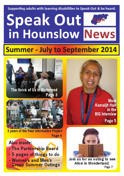 Speak Out News - July - Sep 2014 July-Sep 2014