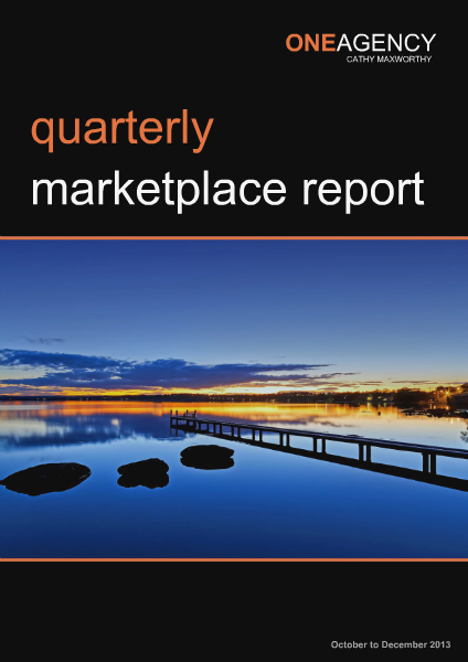 Quarterly Marketplace Report Woongarrah October to December 2013