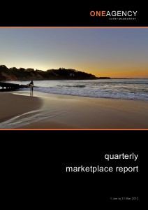 Quarterly Marketplace Report January to March 2013