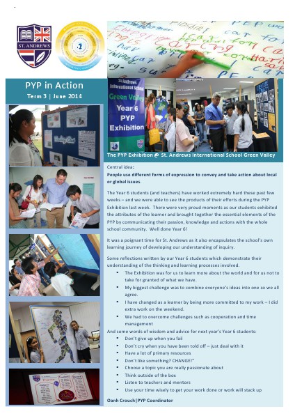 PYP in Action Newsletter Issue 10 [English]