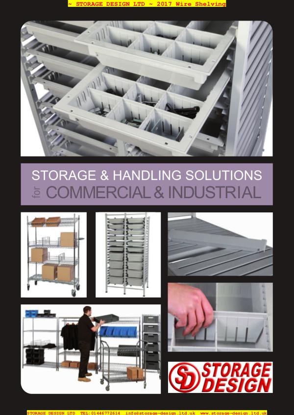 Wire Shelving and Hygienic Shelving Systems from Storage Design Ltd SDL Wire Shelf 2017 literature_opt