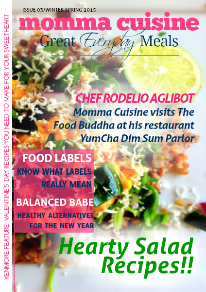 Great Everyday Meals Magazine | By Momma Cuisine Jan - March 2015