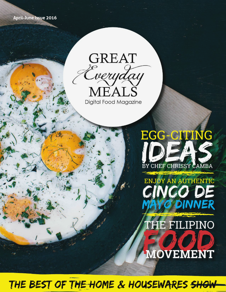 Great Everyday Meals Magazine | By Momma Cuisine April-June 2016