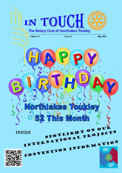 Rotary Club of Northlakes Toukley In Touch May 2014