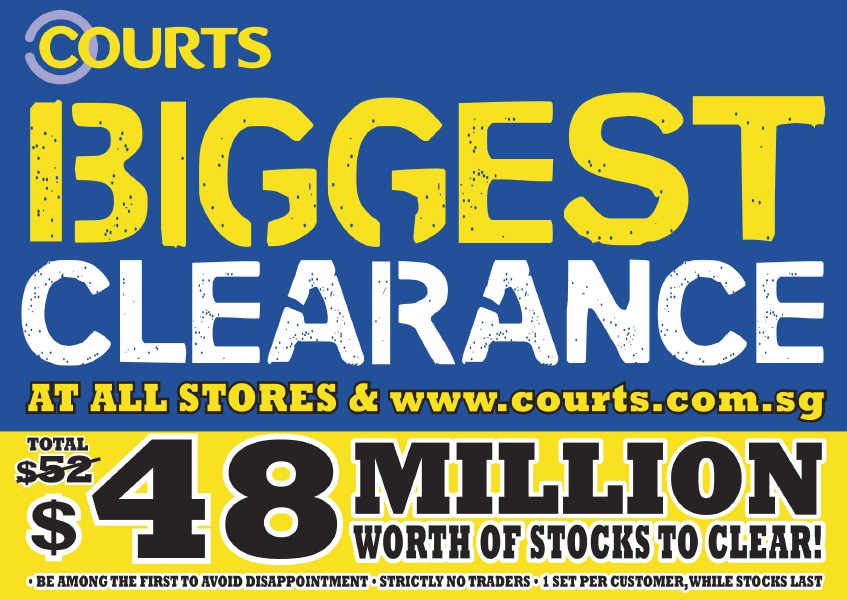 Courts Biggest Clearance