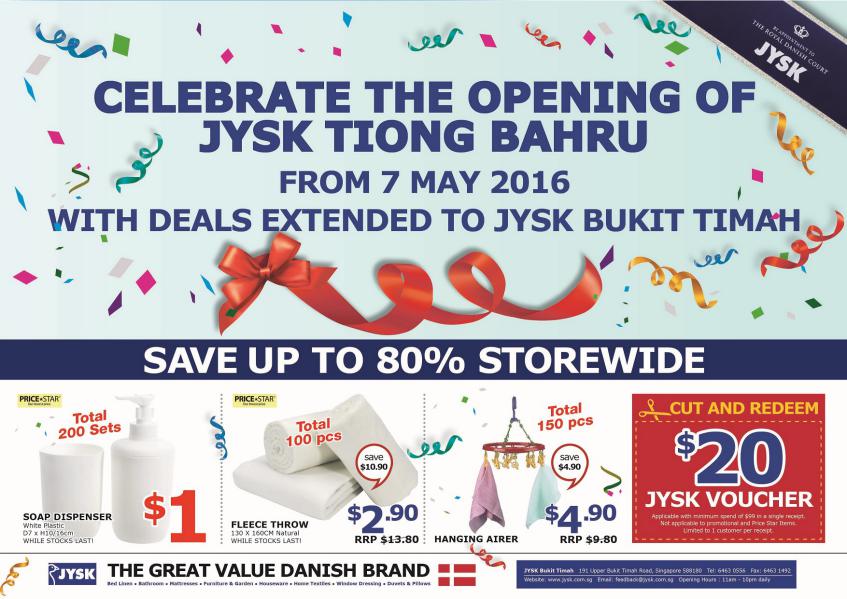 JYSK Online Catalogue Celebratory Deals at Bt Timah