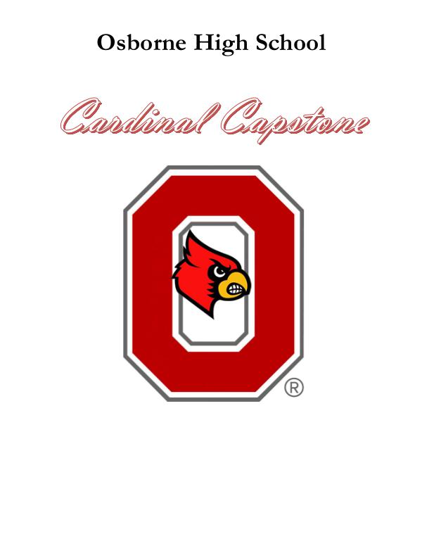 Cardinal Capstone Cardinal Capstone Student Handbook rev. 9.6.17