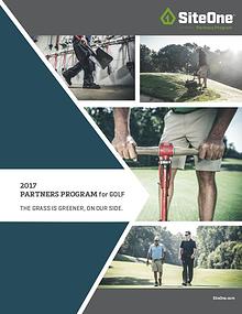 2017 Partners Program for Golf Brochure