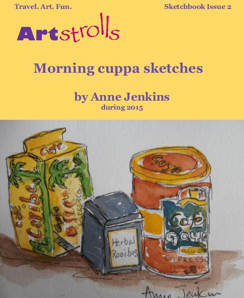ART Strolls with a Sketchbook Morning Cuppa Sketches July 2016