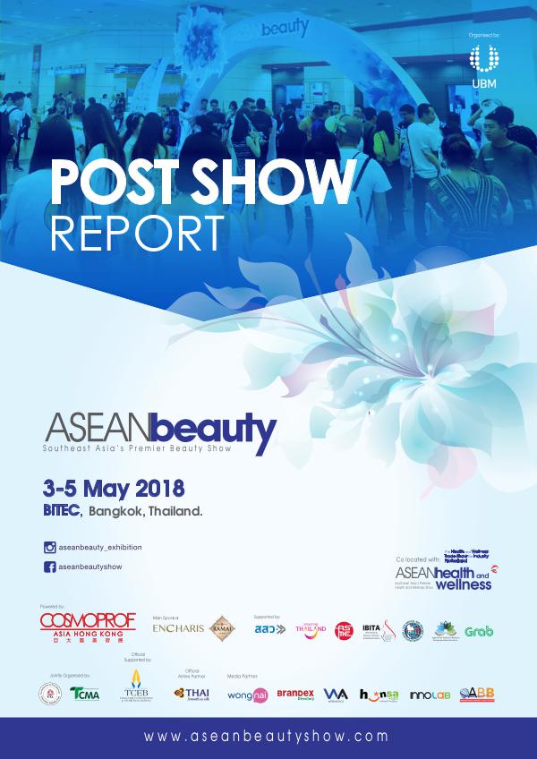 ASEAN beauty 2018 Post Show Report PostShow Report ABT 2018