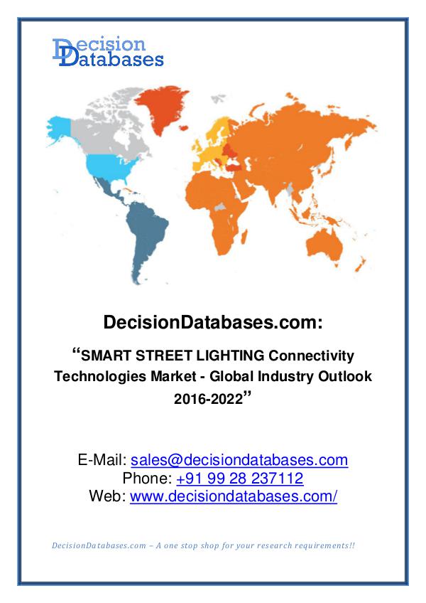 Market Report - Smart Street Lightning Connectivity Technologies