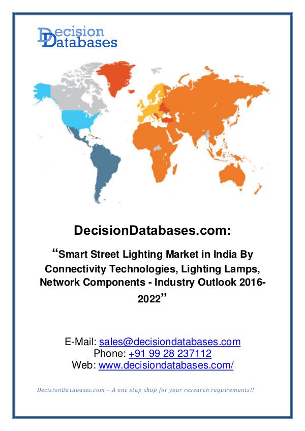 Market Report - Smart Street Lightning Market Share and Forecast
