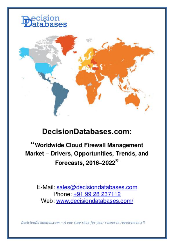 Market Report - Cloud Firewall Management Market Share