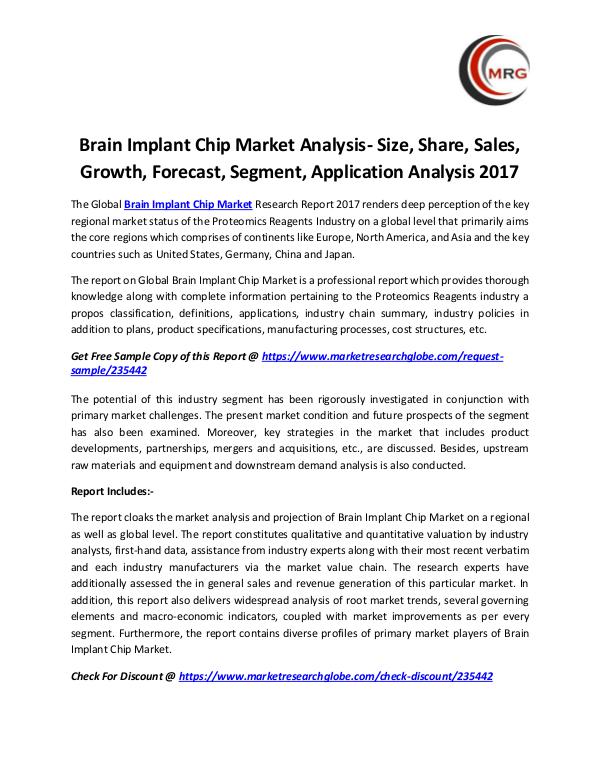 Brain Implant Chip Market Analysis- Size, Share, S