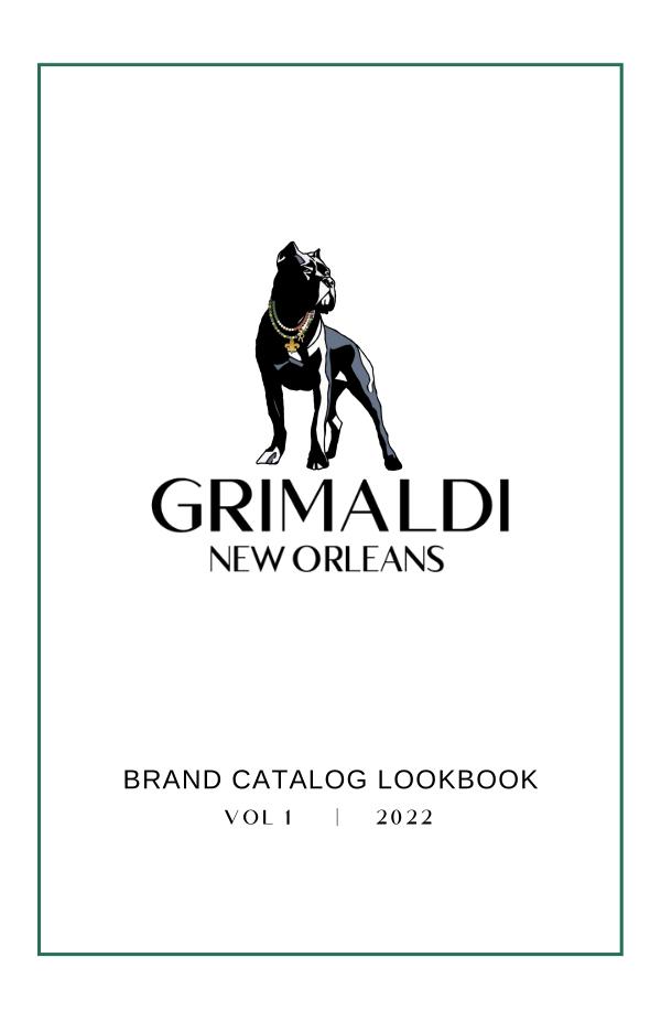 GRIMALDI Official GRIMALDI Lookbook Vol1