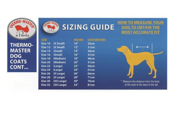 Coats, boots, halters, thunder shirts, Zen Dog, etc sizing guides ThermoMaster-dog-coat-sizing
