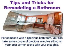 Tips and Tricks for Remodeling a Bathroom