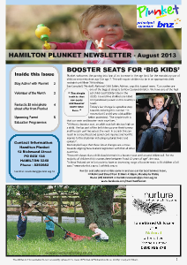 Hamilton Plunket Newsletter August 2013