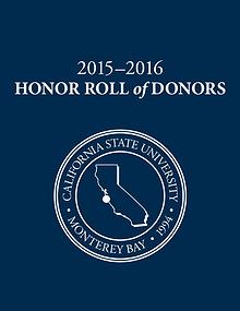 2015–16 CSUMB Honor Roll of Donors