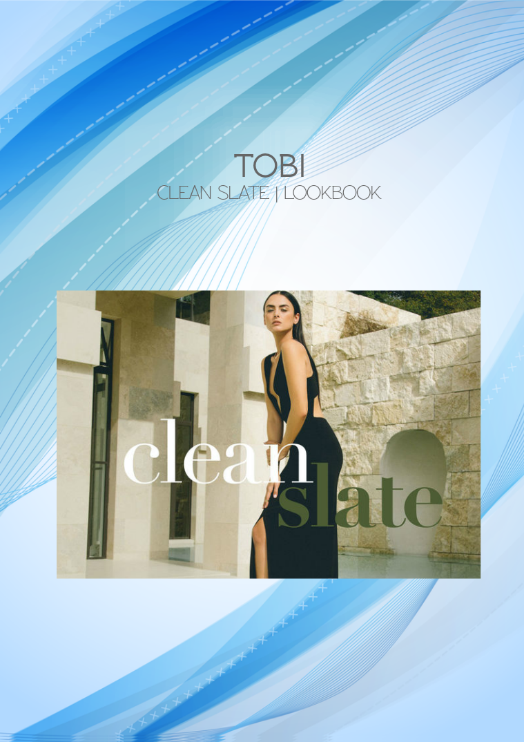 Tobi Clean Slate Lookbook April 2016