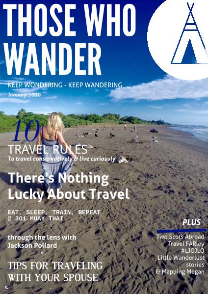 Those Who Wander Magazine January 2016