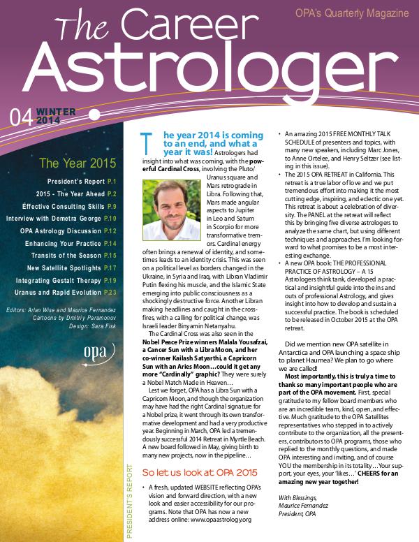 The Career Astrologer 4 2014
