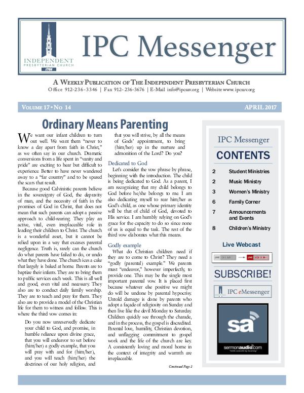 IPC Messenger 2017 April 2017