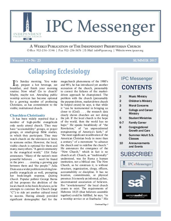 IPC Messenger 2017 Summer Edition 2017