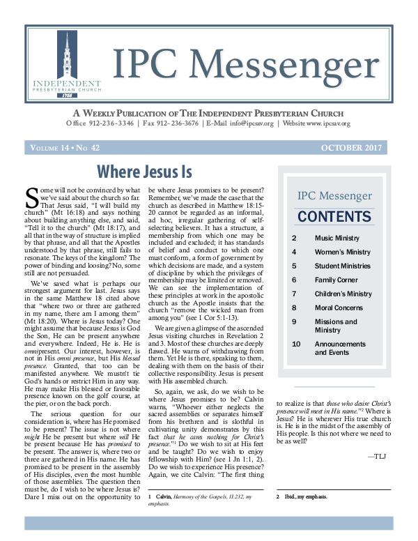 IPC Messenger 2017 October 2017
