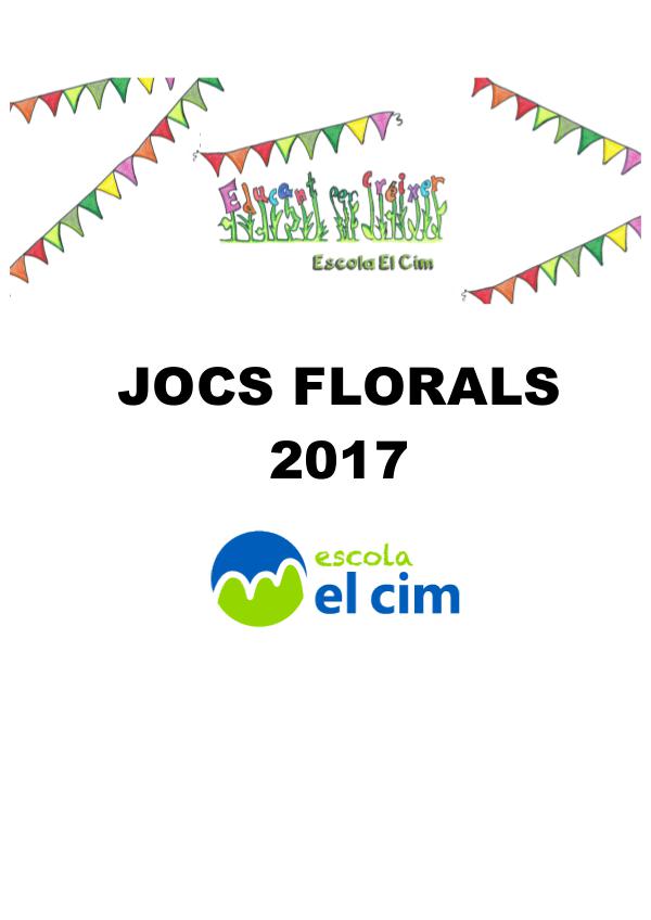 Jocs Florals 2017 Jocs Florals-Escola El Cim