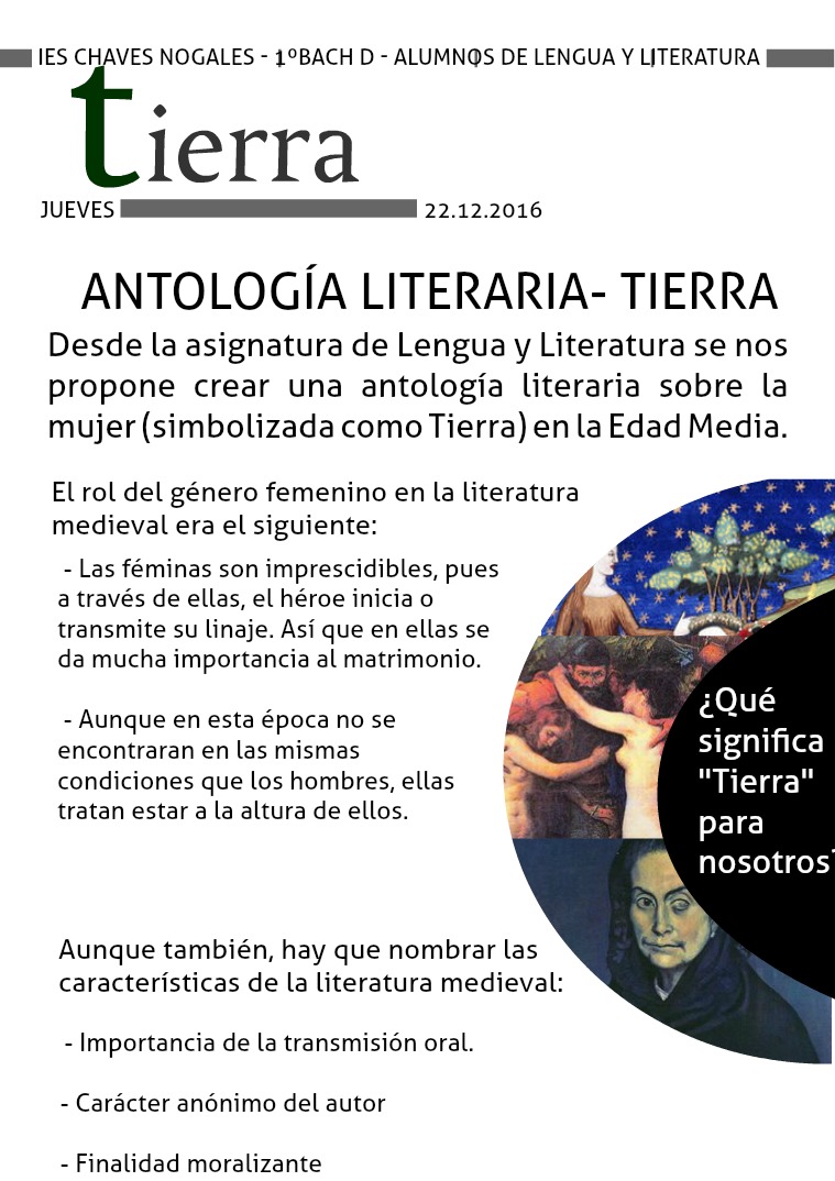 Antología literaria medieval - Tierra 1