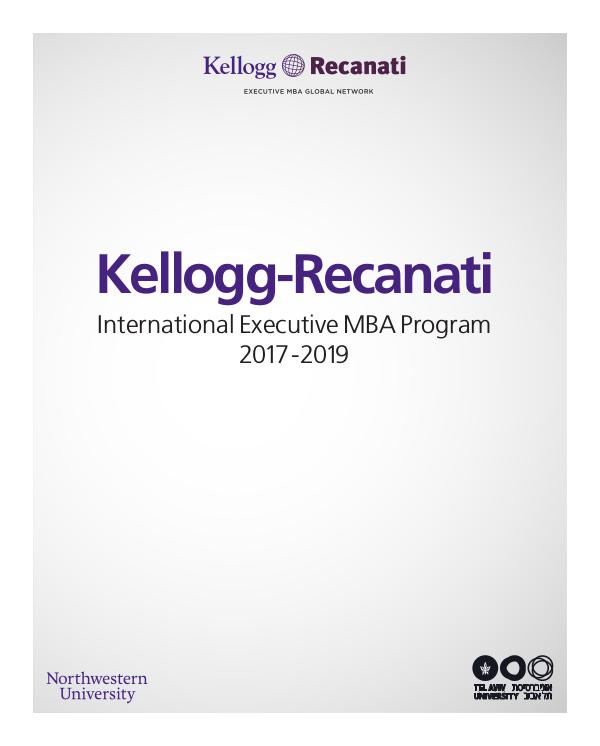 Kellogg-Recanati International Executive MBA