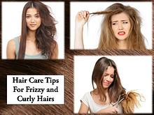Hair Care Tips For Frizzy and Curly Hairs