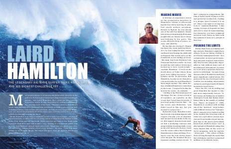 Laird Hamilton summer 2012 cover story, LIVING WELL Magazine Jul. 2012