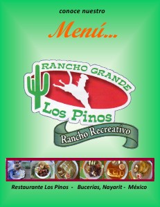 Menu Restaurante Los Pinos Jul. 2012