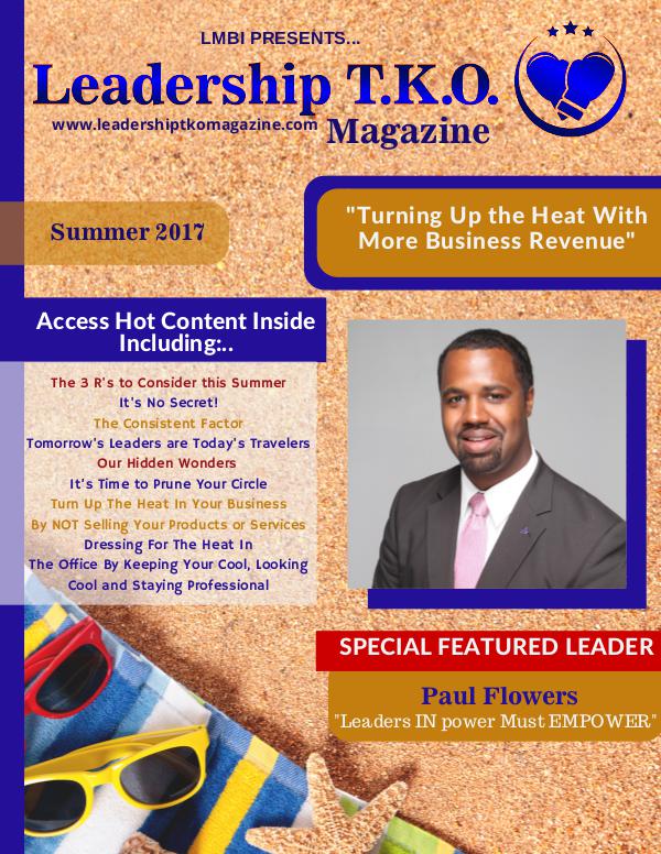 Leadership T.K.O.™ magazine Summer 2017
