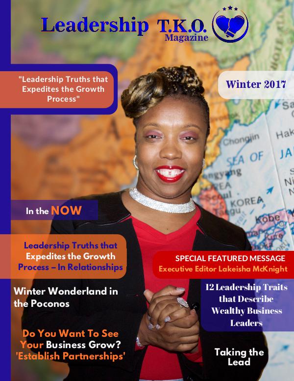 Leadership T.K.O.™ magazine Winter 2017
