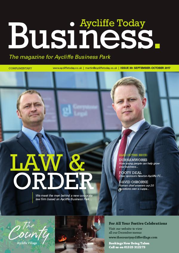 Aycliffe Today Business AT Business Issue 30