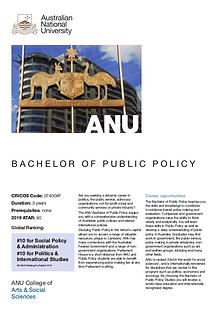 Bachelor of Public Policy