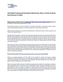 UAV Flight Training and Simulation Market Size, Share and Trends