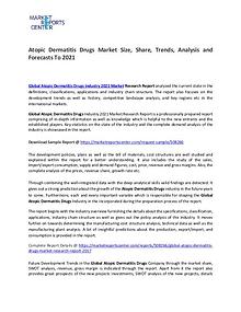 Atopic Dermatitis Drug Market Manufacturers, Region and  Application