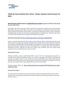 Global HVAC Air Ducts Market 2017-2021