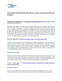 Global Smart Room Heater Market 2017-2021